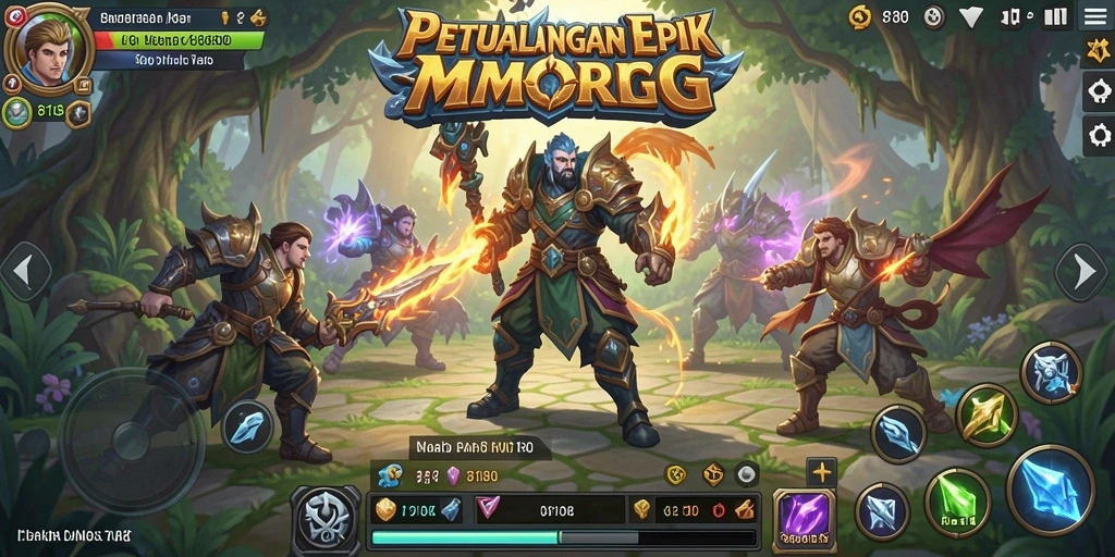 Gameplay seru dan grafik menarik di dunia MMORPG