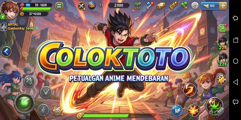 Tampilan gameplay menarik dari COLOKTOTO yang penuh warna.