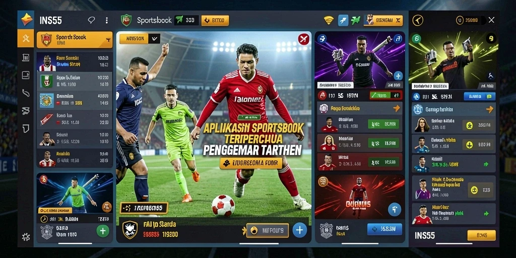 Tampilan gameplay menarik dari aplikasi Sportsbook INS55.