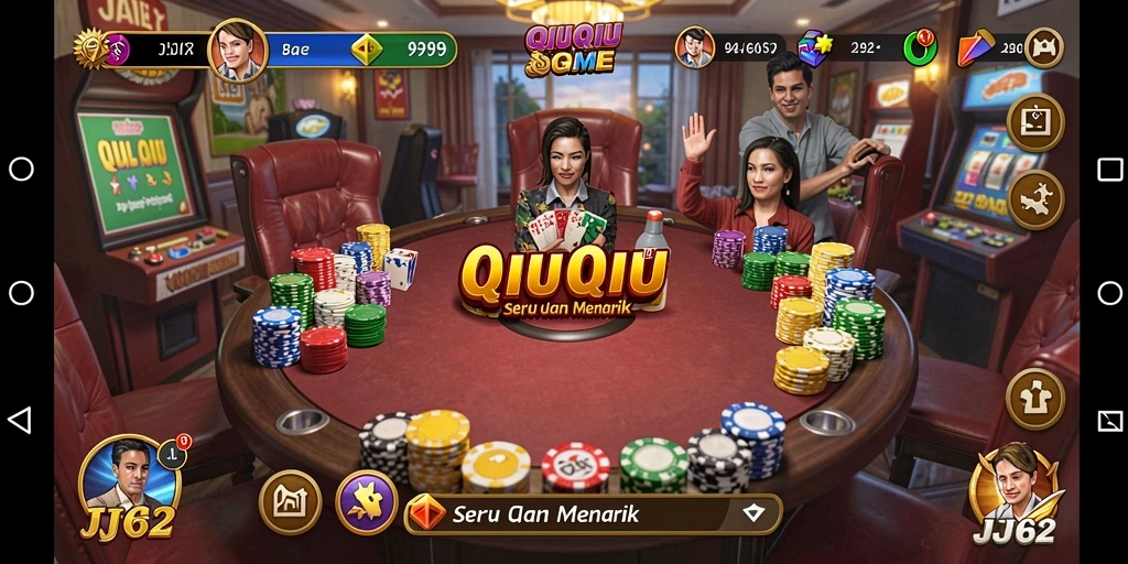 Gameplay seru dan menantang di JJ62 QiuQiu.