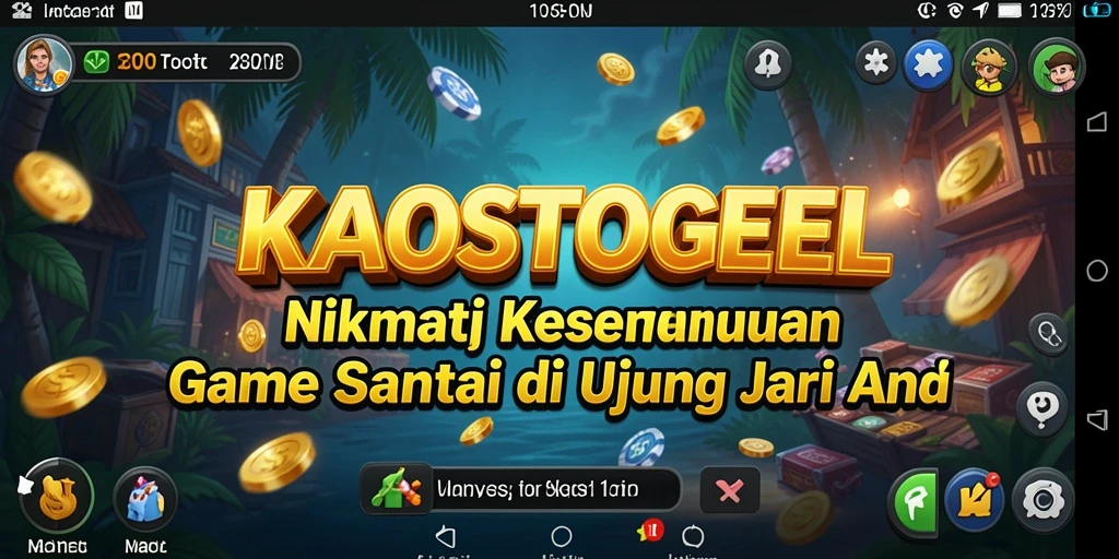 Melihat gameplay KAOSTOGEL yang menarik dan penuh warna.