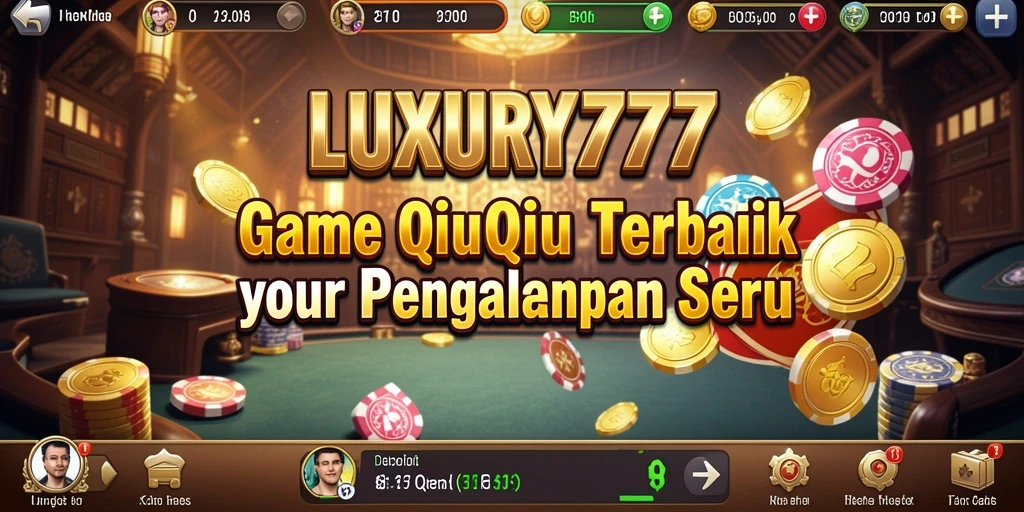 Tangkapan layar gameplay LUXURY777 menampilkan aksi seru dan strategi QiuQiu.