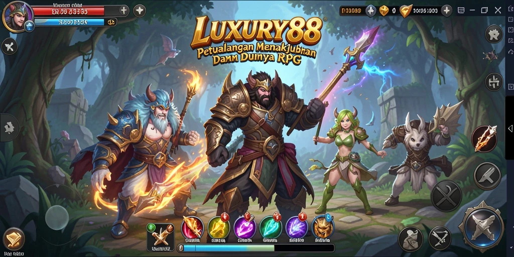 Tampilan gameplay LUXURY88 yang memukau dan interaktif.