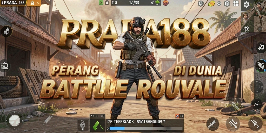 Gameplay seru PRADA188 dalam pertempuran Battle Royale.
