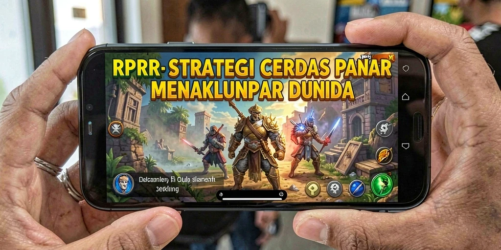 Tangkapan layar utama RPRR menunjukkan pertempuran strategis yang intens.