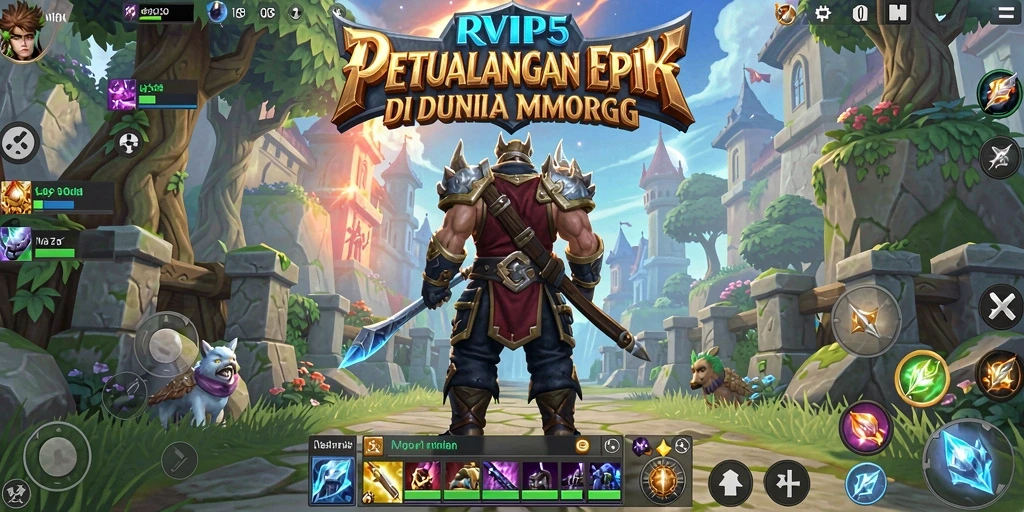 Tampilan epic dari gameplay RVIP5 yang mendebarkan.