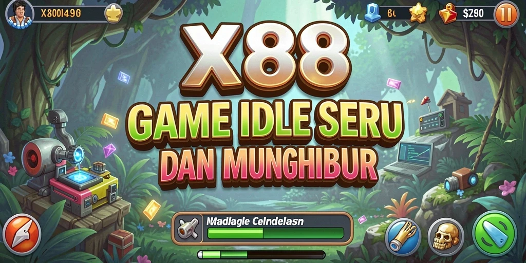 Tampilan gameplay X88 yang menarik dan adiktif dalam kategori Idle.